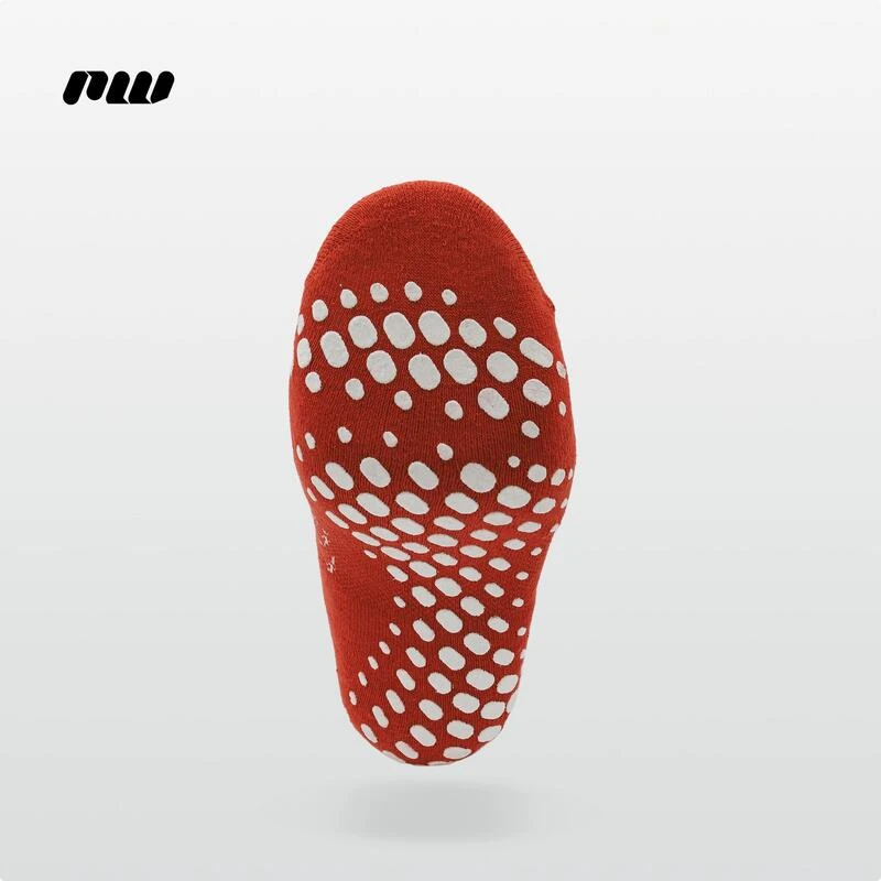 Anti-slip Sokken Rood 4 Anti-slip Sokken Rood - Afbeelding 4