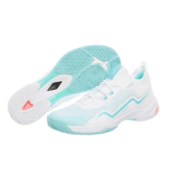 Badmintonschoenen Voor Dames BS 900 Ultra Lite Wit Turquoise -Goedkope SchoenStijl Winkel badmintonschoenen voor dames bs 900 ultra lite wit turquoise 10