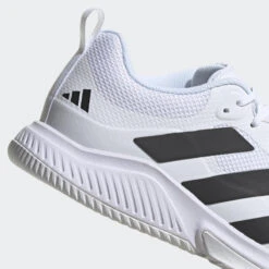 ADIDAS Badmintonschoenen Voor Heren Court Team Bounce Wit 11 ADIDAS Badmintonschoenen Voor Heren Court Team Bounce Wit -Goedkope SchoenStijl Winkel badmintonschoenen voor heren court team bounce wit 2