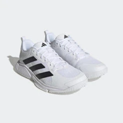 ADIDAS Badmintonschoenen Voor Heren Court Team Bounce Wit 13 ADIDAS Badmintonschoenen Voor Heren Court Team Bounce Wit -Goedkope SchoenStijl Winkel badmintonschoenen voor heren court team bounce wit 4