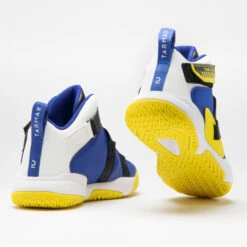 Basketbalschoenen Voor Kinderen Easy X -Goedkope SchoenStijl Winkel basketbalschoenen voor kinderen easy x blauw geel 2