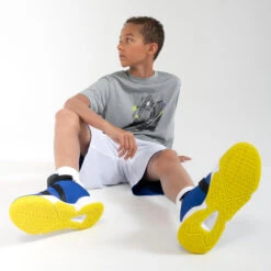 Basketbalschoenen Voor Kinderen Easy X -Goedkope SchoenStijl Winkel basketbalschoenen voor kinderen easy x blauw geel 7