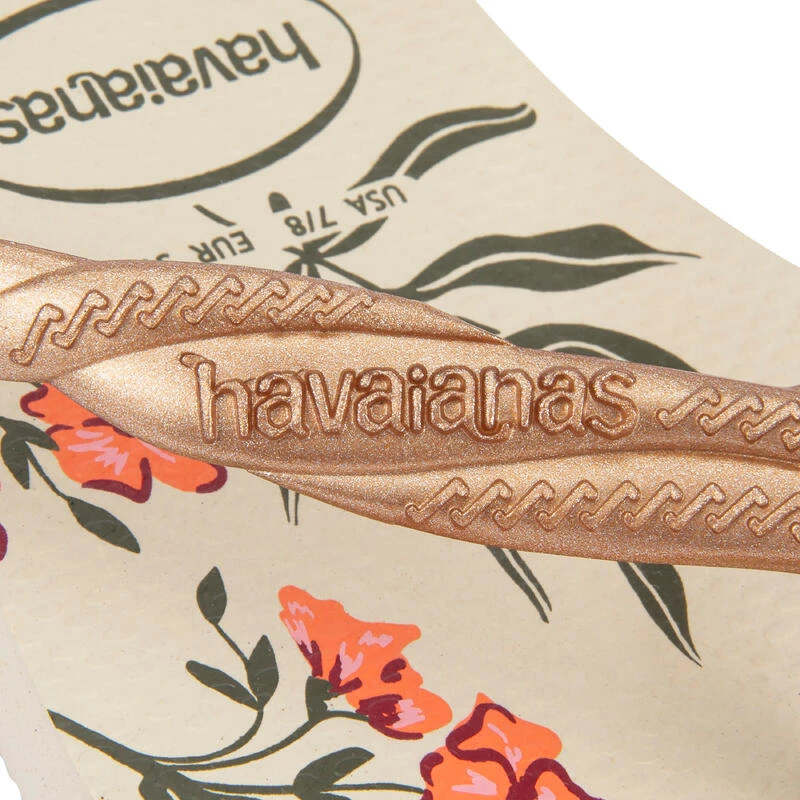 Havaianas DAMESTEENSLIPPERS Bloemen Beige Opeco 6 Havaianas DAMESTEENSLIPPERS Bloemen Beige Opeco - Afbeelding 6
