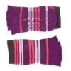 Gaiam Grippy Toeless Yoga Socks - Anti-slip Yogasokken - Roze / Paars