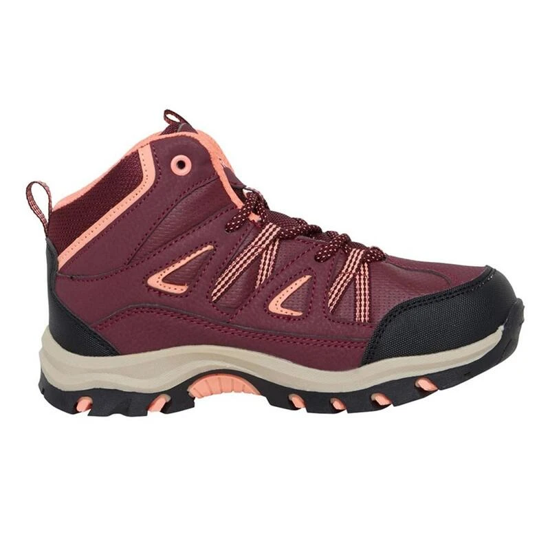 TRESPASS Kinder/kleuter Gillon II Wandelschoenen (Bourgondië) 4 TRESPASS Kinder/kleuter Gillon II Wandelschoenen (Bourgondië) - Afbeelding 4