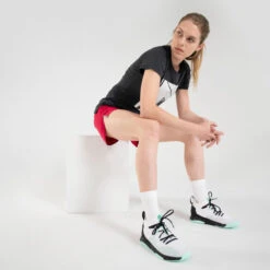 Lage Basketbalschoenen Voor Volwassenen Fast 500 W -Goedkope SchoenStijl Winkel lage basketbalschoenen voor volwassenen fast 500 w witmuntgroen 5