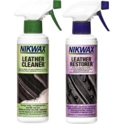 Nikwax Leder Reiniger Leather Cleaner 300ml & Impregneermiddel Leather Restorer 300ml