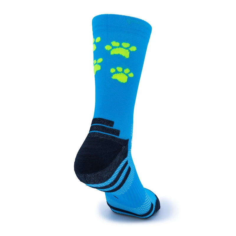 LOOPSOKKEN #PAWS Unisex - KAMUABU TURQUOISE Kleur 23CM 1 Draad 1 LOOPSOKKEN #PAWS Unisex - KAMUABU TURQUOISE Kleur 23CM 1 Draad