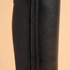 Rijlaarzen Voor Volwassenen Ruitersport 500 Kunstleer -Goedkope SchoenStijl Winkel rijlaarzen voor volwassenen ruitersport 500 kunstleer zwart 6