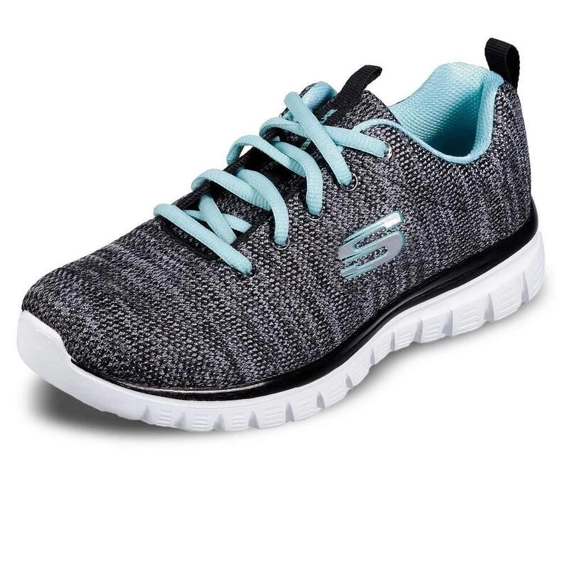 Skechers Schoenen Graceful -Twisted Fortune Zwart - 12614-BKTQ 1 Skechers Schoenen Graceful -Twisted Fortune Zwart - 12614-BKTQ