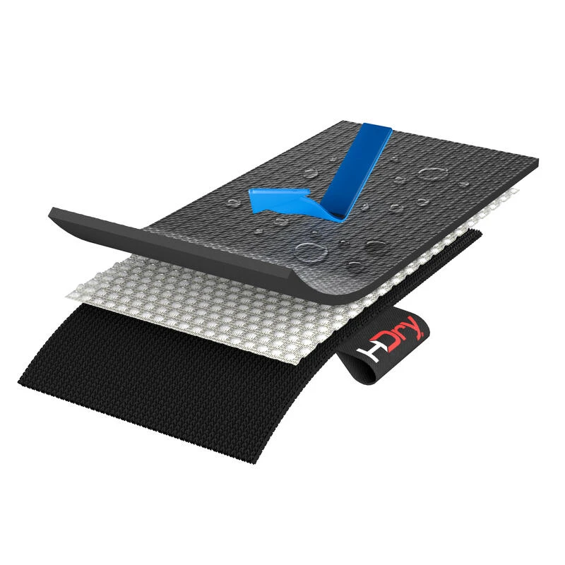 Schoenen Voor Sportief Wandelen Sportwalk Waterproof Zwart/geel 12 Schoenen Voor Sportief Wandelen Sportwalk Waterproof Zwart/geel - Afbeelding 12