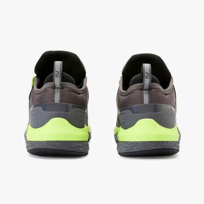 Schoenen Voor Sportief Wandelen Sportwalk Waterproof Zwart/geel 4 Schoenen Voor Sportief Wandelen Sportwalk Waterproof Zwart/geel - Afbeelding 4