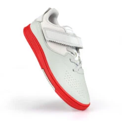 Kipsta Schoenen Voor Street Football Kinderen Barrio KID -Goedkope SchoenStijl Winkel schoenen voor street football barrio kid grijsrood 5