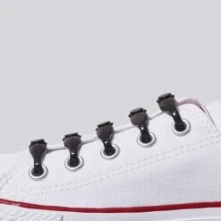 Silicone Elastische Schoenveters Voor Kinderen Kids Black -Goedkope SchoenStijl Winkel silicone elastische schoenveters voor kinderen kids black 3