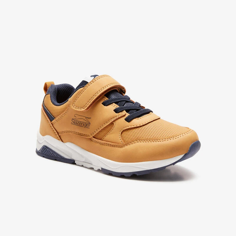 Slazenger Sneakers Met Klittenband Voor Kinderen Leister Camel 1 Slazenger Sneakers Met Klittenband Voor Kinderen Leister Camel