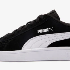 Puma Sneakers Met Veters Voor Kinderen Smash Zwart -Goedkope SchoenStijl Winkel sneakers met veters voor kinderen smash zwart 4