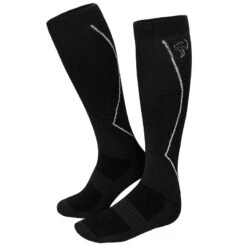 Sport Running Sokken Met Compressie | Knee Highs | Dames En Heren | Zwart