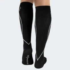 Sport Running Sokken Met Compressie | Knee Highs | Dames En Heren | Zwart -Goedkope SchoenStijl Winkel sport running sokken met compressie knee highs dames en heren zwart 3