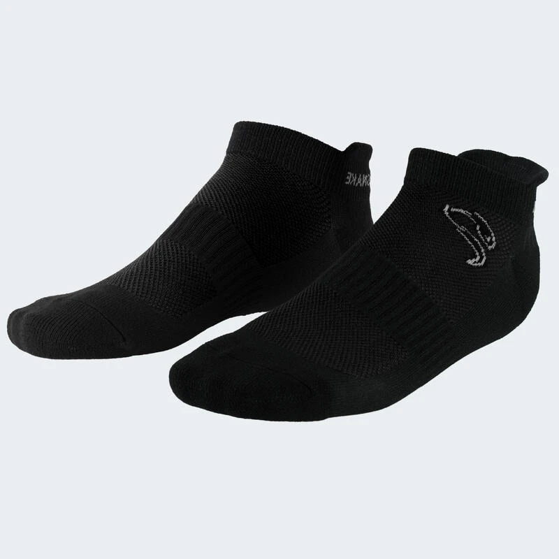 Sport Sneaker Sokken | 2 Paar | Dames En Heren | Zwart 2 Sport Sneaker Sokken | 2 Paar | Dames En Heren | Zwart - Afbeelding 2