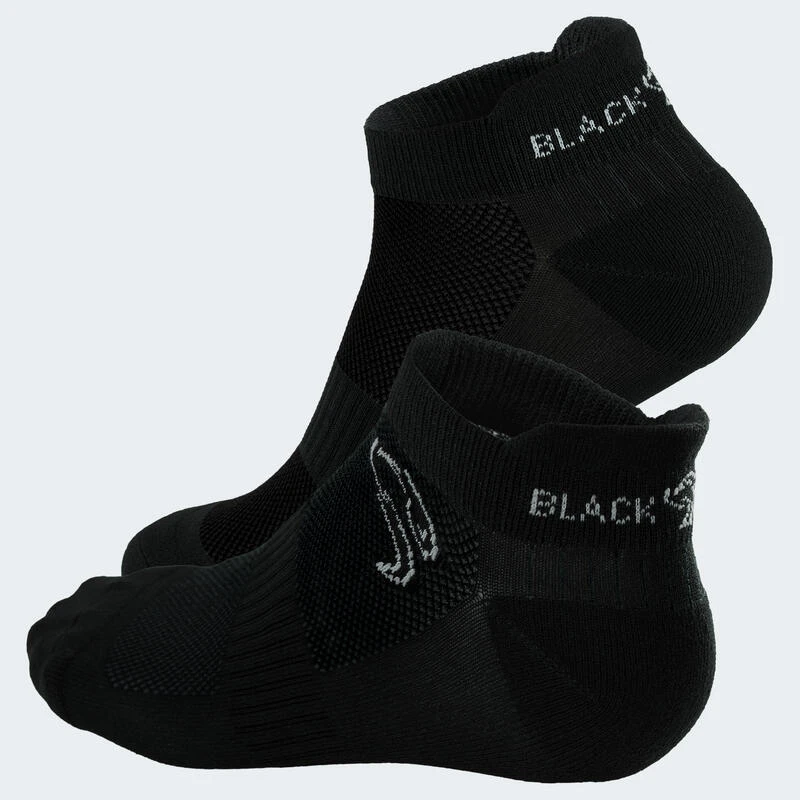 Sport Sneaker Sokken | 2 Paar | Dames En Heren | Zwart 7 Sport Sneaker Sokken | 2 Paar | Dames En Heren | Zwart - Afbeelding 7