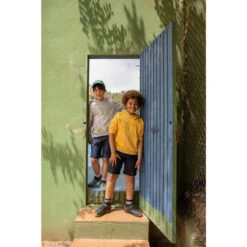 Decathlon Tennisschoenen Voor Kinderen Artengo TS160 Blauw Regenboog -Goedkope SchoenStijl Winkel stevige sneakers met klittenband voor kinderen ts160 9