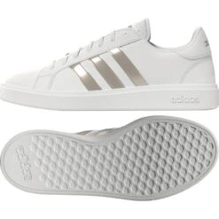 ADIDAS Tennisschoenen Voor Dames Court Base Zand/wit -Goedkope SchoenStijl Winkel tennisschoenen voor dames court base zandwit 4