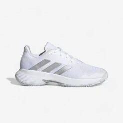 ADIDAS Tennisschoenen Voor Dames Courtjam Control Gravel Wit/zilver