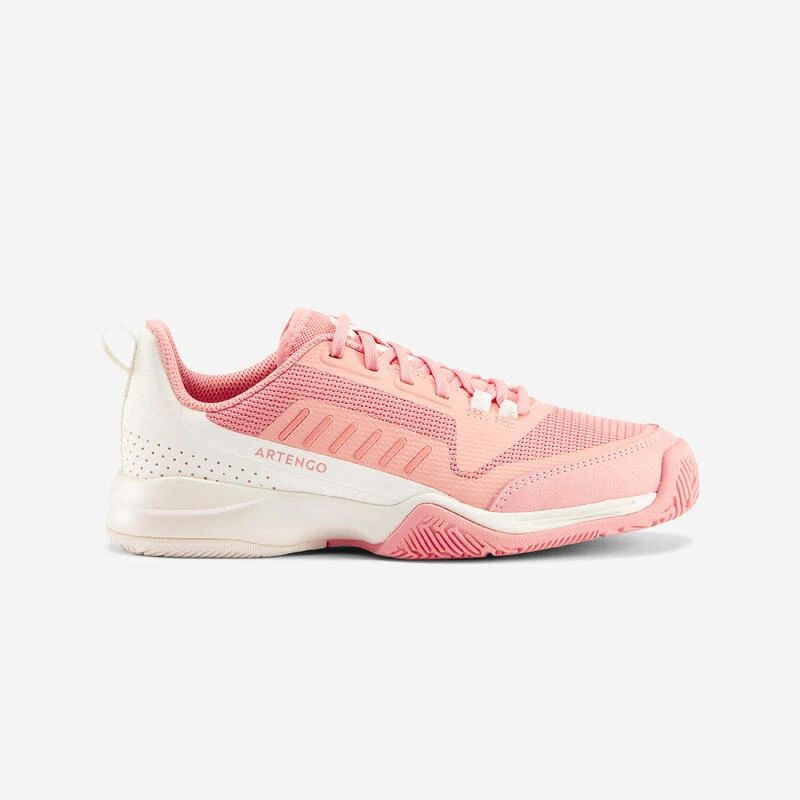 Artengo TENNISSCHOENEN VOOR KINDEREN TS500 FAST LACE PINKFIRE 1 Artengo TENNISSCHOENEN VOOR KINDEREN TS500 FAST LACE PINKFIRE