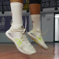 Volleybalschoenen Voor Heren FIT Regelmatig Gebruik -Goedkope SchoenStijl Winkel volleybalschoenen voor heren fit regelmatig gebruik wit geel 6