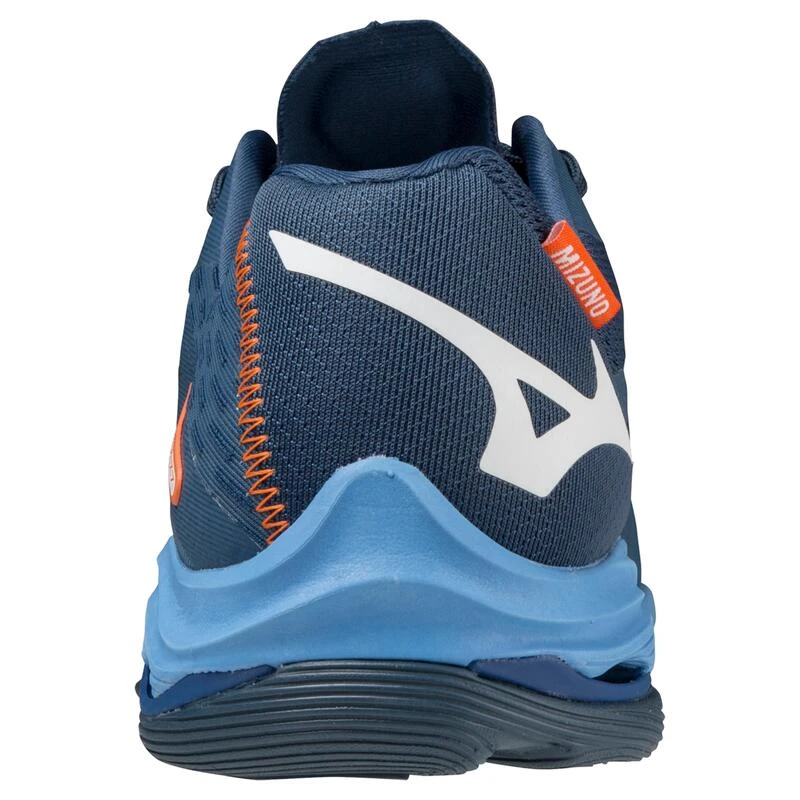 Mizuno Volleybalschoenen Voor Heren Lightning Z7 Low Donkerblauw Wit 4 Mizuno Volleybalschoenen Voor Heren Lightning Z7 Low Donkerblauw Wit - Afbeelding 4