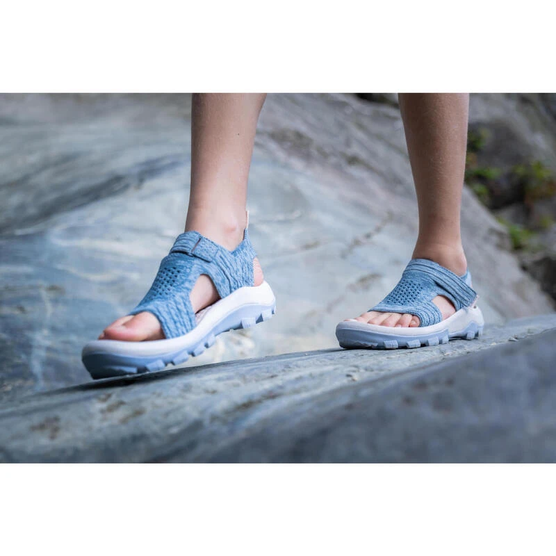 Quechua Wandelsandalen Voor Kinderen MH120 Blauw/grijs 28 Tot 39 6 Quechua Wandelsandalen Voor Kinderen MH120 Blauw/grijs 28 Tot 39 - Afbeelding 6