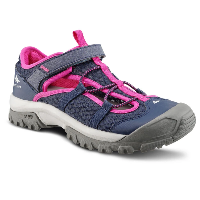 Quechua Wandelsandalen Voor Kinderen MH150 TW Maat 28 Tot 39 Blauw/roze 1 Quechua Wandelsandalen Voor Kinderen MH150 TW Maat 28 Tot 39 Blauw/roze