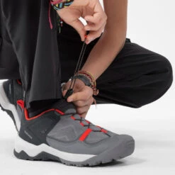 Quechua Wandelschoenen Voor Kinderen Met Snelle Vetersluiting Crossrock Grijs 35-38 -Goedkope SchoenStijl Winkel wandelschoenen voor kinderen met snelle vetersluiting crossrock grijs 35 38 5