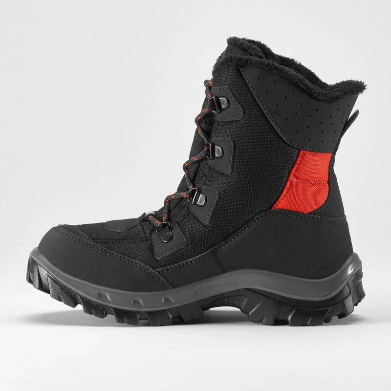 Quechua Warme En Waterdichte Wandelschoenen Kinderen SH500 Hoog Veters Maat 30-38 3 Quechua Warme En Waterdichte Wandelschoenen Kinderen SH500 Hoog Veters Maat 30-38 - Afbeelding 3