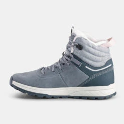 Quechua Warme En Waterdichte Wandelschoenen SH500 Leer Veters Kinderen Maat 35-38 -Goedkope SchoenStijl Winkel warme en waterdichte wandelschoenen sh500 leer veters kinderen maat 35 38 3