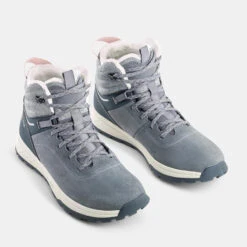 Quechua Warme En Waterdichte Wandelschoenen SH500 Leer Veters Kinderen Maat 35-38 -Goedkope SchoenStijl Winkel warme en waterdichte wandelschoenen sh500 leer veters kinderen maat 35 38 4