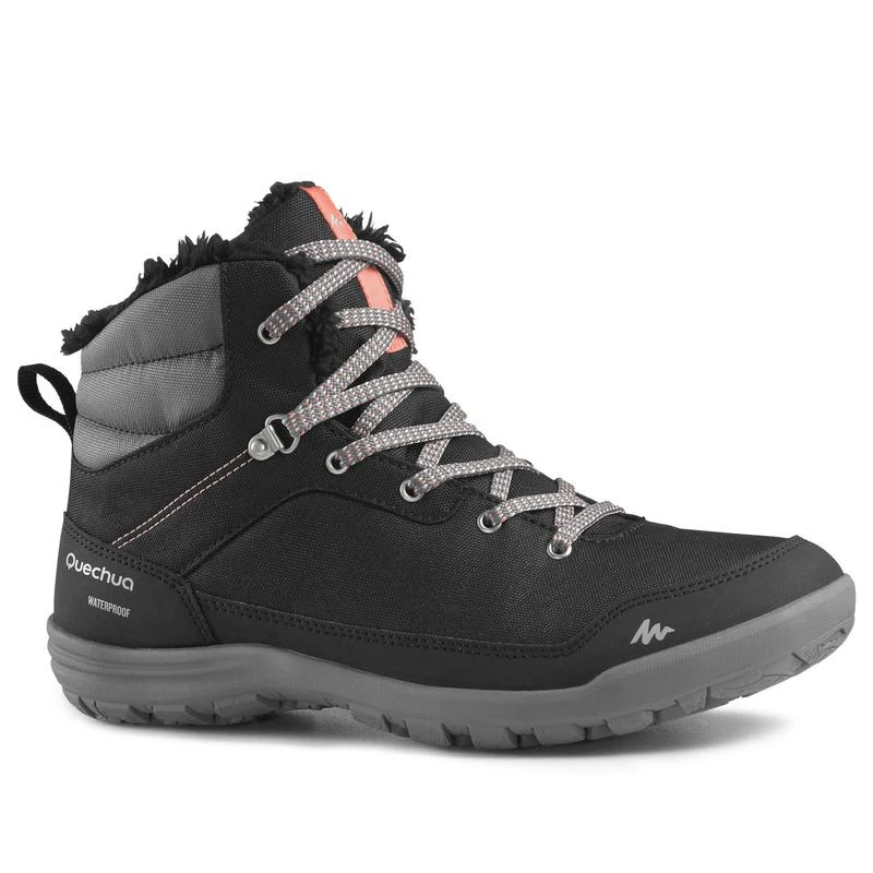 Quechua Warme En Waterdichte Wandelschoenen Voor Dames SH100 Warm MID 1 Quechua Warme En Waterdichte Wandelschoenen Voor Dames SH100 Warm MID