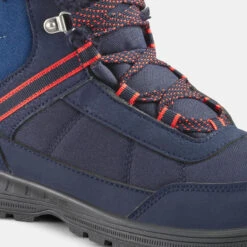 Quechua WARME EN WATERDICHTE WANDELSCHOENEN VOOR KINDEREN SH100 WARM VETERS MAAT 35-38 -Goedkope SchoenStijl Winkel warme en waterdichte wandelschoenen voor kinderen sh100 warm veters maat 35 38 4