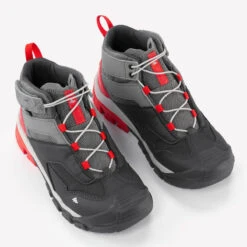Quechua Waterdichte Halfhoge Wandelschoenen Voor Kinderen Crossrock Grijs 28-34 -Goedkope SchoenStijl Winkel waterdichte halfhoge wandelschoenen voor kinderen crossrock grijs 28 34 3