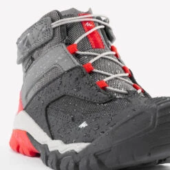 Quechua Waterdichte Halfhoge Wandelschoenen Voor Kinderen Crossrock Grijs 28-34 -Goedkope SchoenStijl Winkel waterdichte halfhoge wandelschoenen voor kinderen crossrock grijs 28 34 4