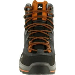 Waterdichte Hoge Trekkingschoenen Voor Heren MT100 Leer Crosscontact -Goedkope SchoenStijl Winkel waterdichte hoge trekkingschoenen voor heren mt100 leer crosscontact 2