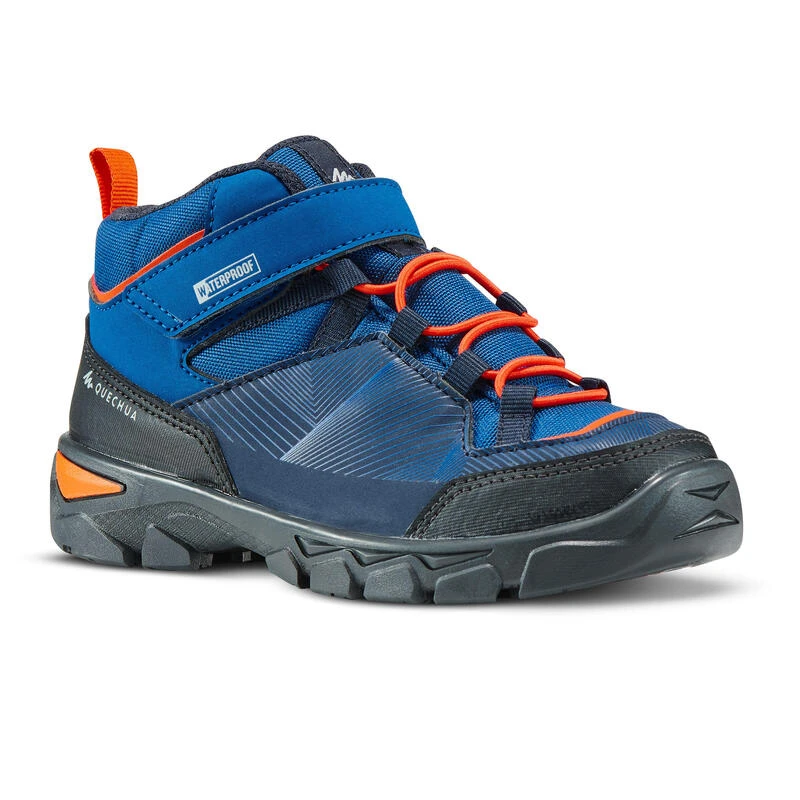 Quechua Waterdichte Wandelschoenen Voor Kinderen MH120 Mid 28-34 Klittenband 1 Quechua Waterdichte Wandelschoenen Voor Kinderen MH120 Mid 28-34 Klittenband