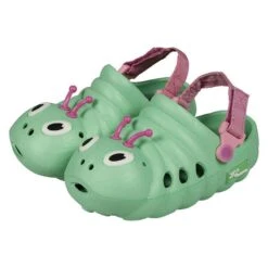 XQ | Tuinklompen Kinderen | Rups | Groen | Maat 19/21 | Tuinschoenen | Clogs
